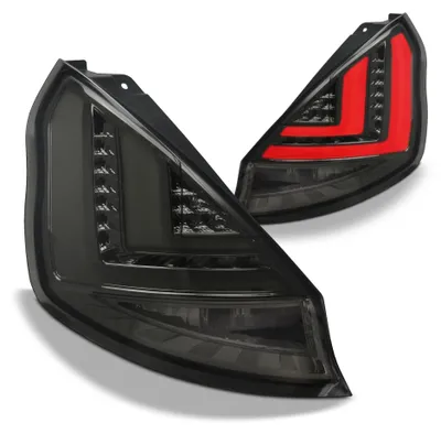 Produktbild von Original LED Lightbar Rückleuchten Schwarz Smoke SET für Ford Fiesta MK7 2008-