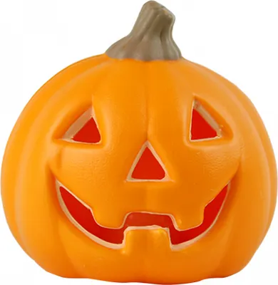 Produktbild von Niedlicher Halloween Kürbis mit LED Licht 12cm