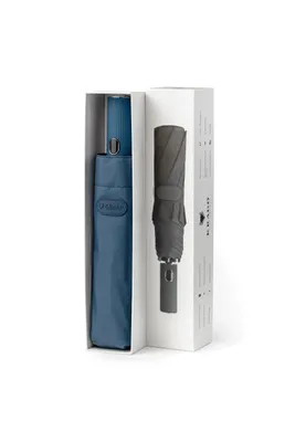 Produktbild von Damen- und Herren-Taschenschirm KRAGO Vollautomatik COLUMN Blau