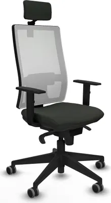 Produktbild von Bürostuhl mit Kopfstütze Horna Piqueras y Crespo 1D066G2 Schwarz