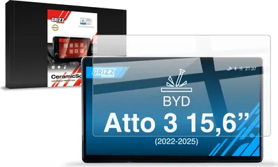 Immagine prodotto di Pellicola per display auto in Vetroceramica per BYD Atto 3 15,6" (2022-2025), Grizz Protector