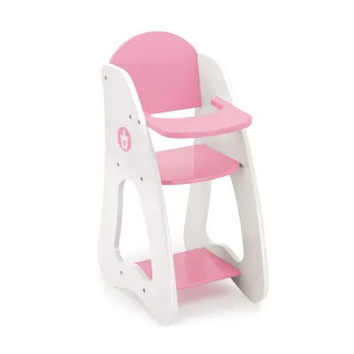 Obrázok produktu pre Bayer Design - 50101AA, Vysoká stolička pre bábiky Princess World, nábytok pre bábiky, s integrovanou jedálenskou tácňou