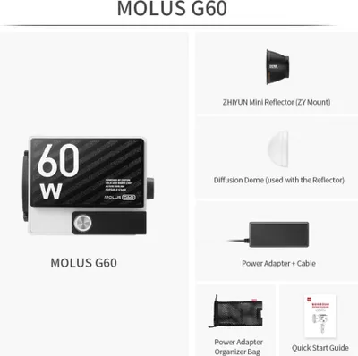 Zdjęcie produktu dla Zhiyun Molus G60