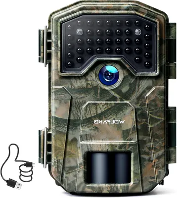 Zdjęcie produktu dla Kamera do obserwacji dzikiej przyrody - Kamera z noktowizorem - Do rejestrowania życia zwierząt - Rozdzielczość 4K, 48 MP - Wodoodporna (IP66) - Zielona