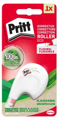 Productafbeelding van Pritt 9H PRKEB Correctievloeistofroller. Pritt Wegwerp Eco Flex Roller. Eco
