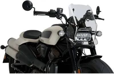 Produktbild von PUIG 21321W New Generation Sport  passend fuer HARLEY DAVIDSON SPORTSTER S RH1250S Transparent