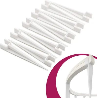Produktbild von Garten Erdspieße Bodenanker Außen Heringe Erdbefestigung 10er Set passend für Philips Hue White & Color Ambiance Outdoor Lightstrip