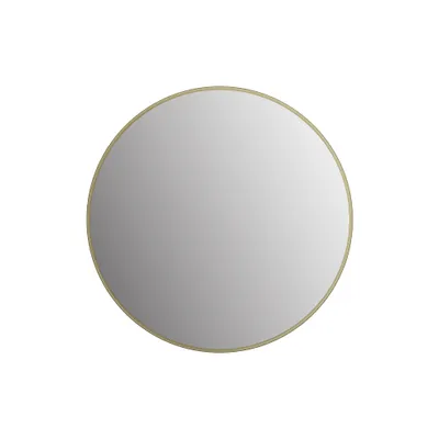Immagine prodotto di Specchio rotondo Talos Picasso oro Ø 60 cm - con cornice in alluminio di alta qualità per un ambiente elegante - Perfetto specchio rotondo per il bagno che unisce eleganza e funzionalità
