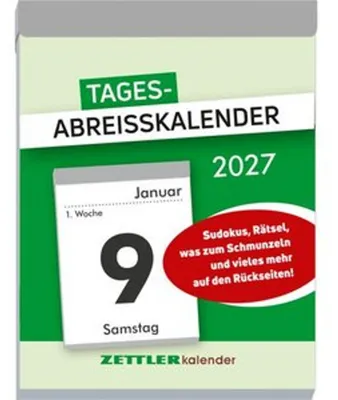 Obrázok produktu pre Denný kalendár na rok 2027, formát XL