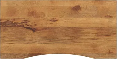 Produktbild von Schreibtischplatte aus massivem Mangoholz 120x60x2,5cm
