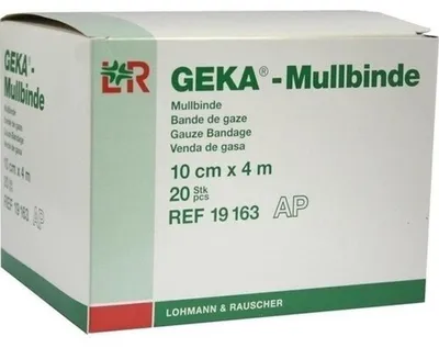 Productafbeelding van Mullbind Geka, 10 cm x 4 m, 20 stuks, verpakking