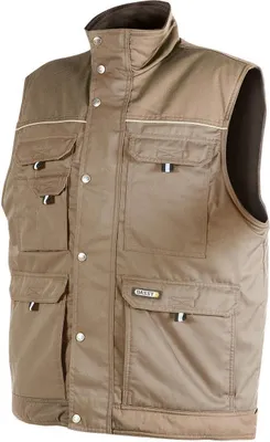 Produktbild von DASSY® Mons Weste KHAKI Gr.XS Länge: STANDARD