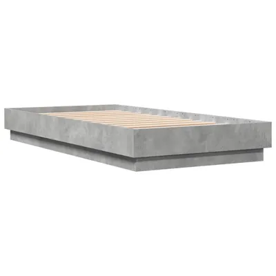 Produktbild von Bettgestell Betongrau 90x190 cm Holzwerkstoff