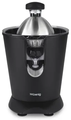 Zitruspresse 160 W, Edelstahl, Schwarz, mit Presshebel