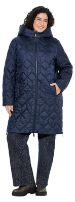 Produktbild von Ulla Popken Damen Mantel Marine 46+