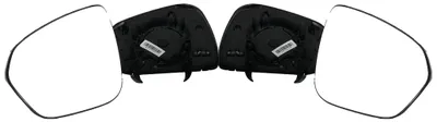 Image de Ensemble de rétroviseurs intérieurs gauche et droit, adaptés pour Dacia Duster HM, convexe et chauffants, modèle 10/17 - Johns