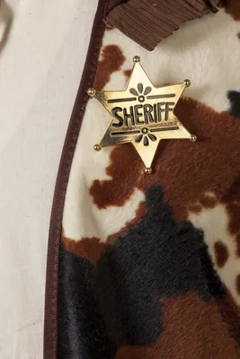 Produktbild von Goldenes Sheriff Stern Abzeichen