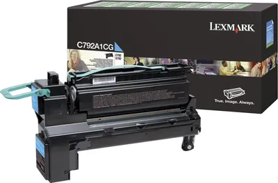 Immagine prodotto di Lexmark C792A1CG cartuccia toner 1 pz Originale Ciano
