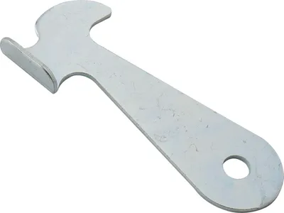 Produktbild von ITALIANA FERRAMENTA Schließhaken, 62 x 25, 5 x 7 mm, Stahl weiß verzinkt