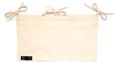 Hängende Aufbewahrungstasche aus Leinen-Baumwolle, 50x30 cm, 1 St.