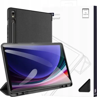 Image de DUX DUCIS DOMO étui pliable avec support pour stylet adapté au SAMSUNG Tab S9 noir