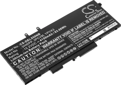 Immagine prodotto di TECHTEK Batteria notebook compatibile con [Dell] Latitude 14 5410, Latitude 14 5410 08T9X, Latitude 14 5410 20TT1, Latitude 14 5410 27VWJ, Latitude 1