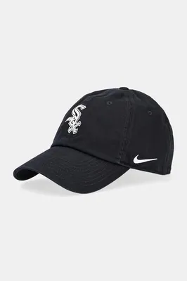 Zdjęcie produktu dla Czapka z daszkiem Nike Primetime Club z nieusztywnianą konstrukcją, z bawełny organicznej, Chicago White Sox, czarna – rozmiar L–XL