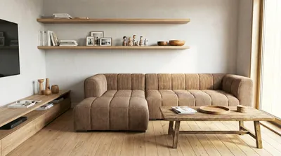 Produktbild von Moderner Ecksofa Imola Braun – Komfort und Zeitlose Eleganz