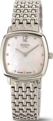 Produktbild von Boccia 3353-01 Damen-Armbanduhr Titan mit Saphirglas