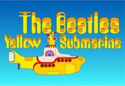 Obrázok produktu pre The Beatles - Pohľadnica "Yellow Submarine" RO9090 (Jedna veľkosť) (žltá/modrá)