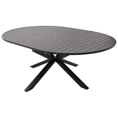 Produktbild von DEGAMO Ausziehtisch Gartentisch ARLES, 140/200x140x76cm, Aluminium + ECP grau