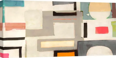 Obrázok produktu pre Abstraktný obraz na plátne - Leonardo Bacci, Veľkonočné seno - 70x35 cm