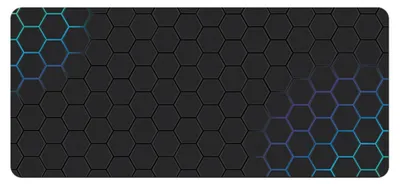 Produktbild von XXL Gaming Mauspad 400 x 900 mm Tischunterlage Large Size Wabenmuster Rutschfest