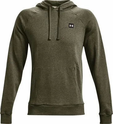 Produktbild von UNDER ARMOUR Rival Fleece Hoodie Herren 390 - marine od green light heather/onyx white S