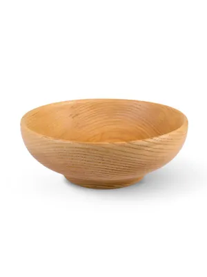 Produktbild von holz4home® Dekoschale aus Eschenholz I Größen: ⌀ 17 cm I Holzschale als Snackschale oder Deko für Wohnzimmer, Esszimmer im modernen Design