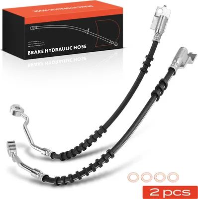 Immagine prodotto di Frankberg 2x Tubo freno Tubi freno anteriore sinistro destro per Jeep Wrangler I SJ YJ 1990-1996