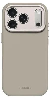Produktbild von Decoded Silicone Backcover Apple iPhone 17 Pro Soft Taupe, Cover, Apple, iPhone 17 Pro, 16 cm (6.3"), Graubraun