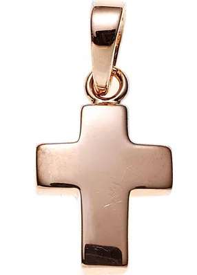 Produktbild von JOBO Anhänger Kreuz 925 Sterling Silber rotvergoldet