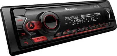 Obrázok produktu pre Pioneer MVH-S420DAB, Čierna, 1 DIN, 200 W, 4.0 kanály/kanálov, 50 W, 4 ohm