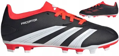 Produktbild von ADIDAS PREDATOR CLUB L FxG J Core Black / Cloud White / Solar Red 35