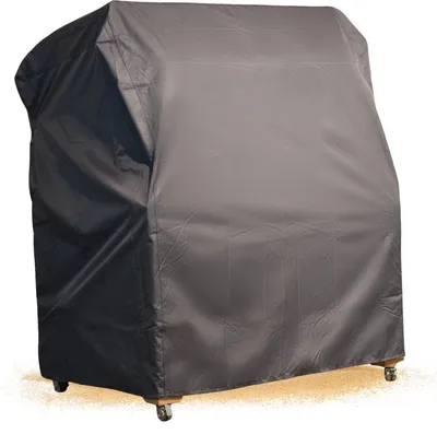 Produktbild von Strandkorb Schutzhülle winterfest von Strandkob Hanse 135cm breit - Premium Ripstop Technologie mit TPU Beschichtung, Reißfest, UV Beständig, anthrazit