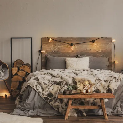 Produktbild von Relaxdays Teelichthalter Set, runde Dekoschale, mit Teelichtern & Steinen, Tischdeko Wohnzimmer, Esszimmer, Holz, natur