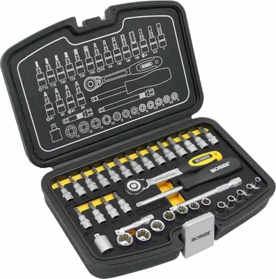 Produktbild von IRONSIDE Profi Steckschl.Set 35tlg 6,35mm(1/4) Flank Drive
