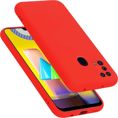 Image de Cadorabo Housse pour Samsung Galaxy M31 Housse en rouge Housse pour portable Case Cover TPU Etui