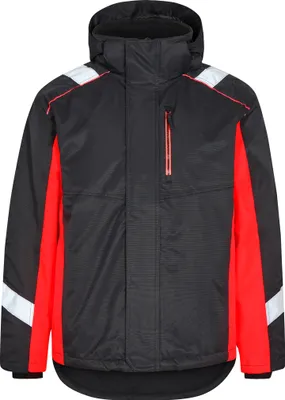 Produktbild von F. Engel Cargo Winterjacke, Schwarz/Rot, Gr. L