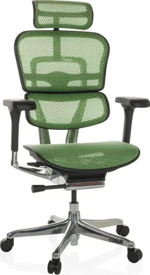 Produktbild von hjh OFFICE Luxus Chefsessel ERGOHUMAN GEN2 Ergonomischer Bürostuhl mit Armlehnen (höhenverstellbar) Netzstoff Drehstuhl für Büro, Zuhause