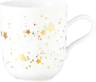Produktbild von Seltmann Weiden Liberty Golden Star Becher mit Henkel 0,4 l