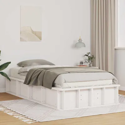 Produktbild von Maison Exclusive - Bettrahmen Weiß 80 x 200 cm Massives Kiefernholz