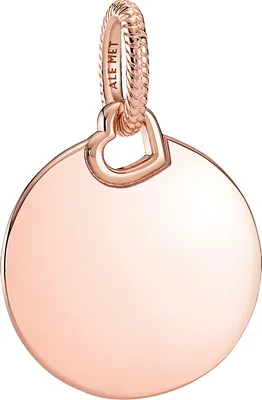 Produktbild von PandoraAnhänger 388610C00 Engravable Round Tag 14k rose vergoldet gravierbar
