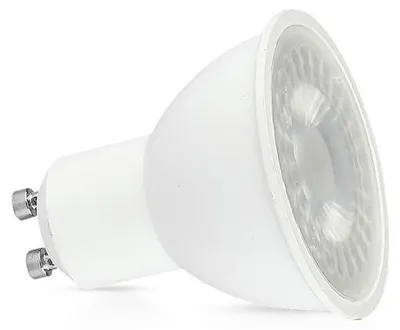 Immagine prodotto di V-TAC Lampadina faretto LED GU10 7.5W 110° con Copertura Trasparente, luce 3000K 218721